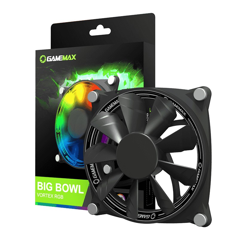 GAMEMAX BIG BOWL VORTEX ARGB 12CM FAN CASE AURA SYNC GMX-12-RBB