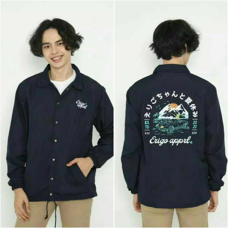 JAKET COACH ERIGO TERMURAH ERIGO APPAREL JACKET COACH MAMORU TERLARIS-Gambar 2