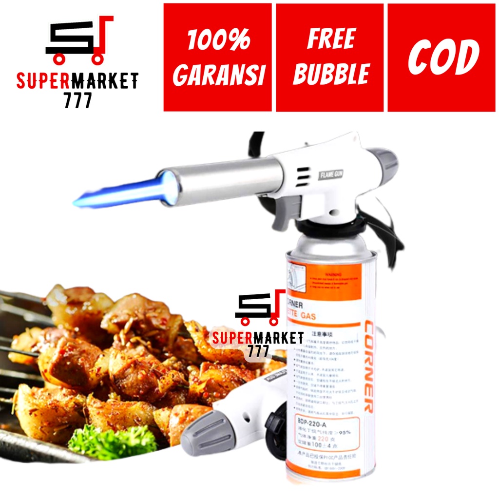 Jual KEPALA KOREK API GAS FLAME GUN GAS HANDY BLOW TORCH GUN BAKAR