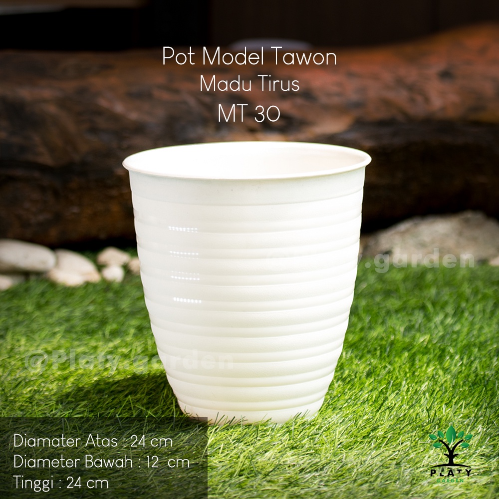 Pot Tawon Madu Tinggi/Tirus  MT25 (21cm)  &amp;  MT30 (24cm)  | Pot Tanaman Hias | Merk Madu Tirus