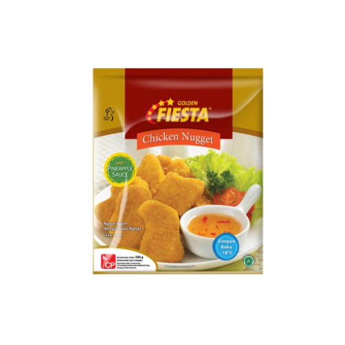 

Fiesta Golden Chicken Nugget With Pineapple Sauce 500 Gr