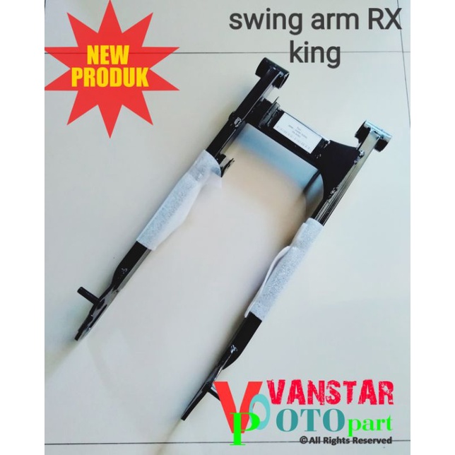 swing arm lengan ayun fork belakang RX king hitam tebal