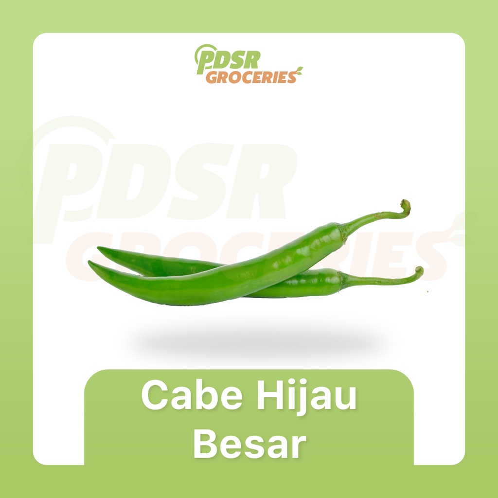 

Cabai Hijau Besar 100gr