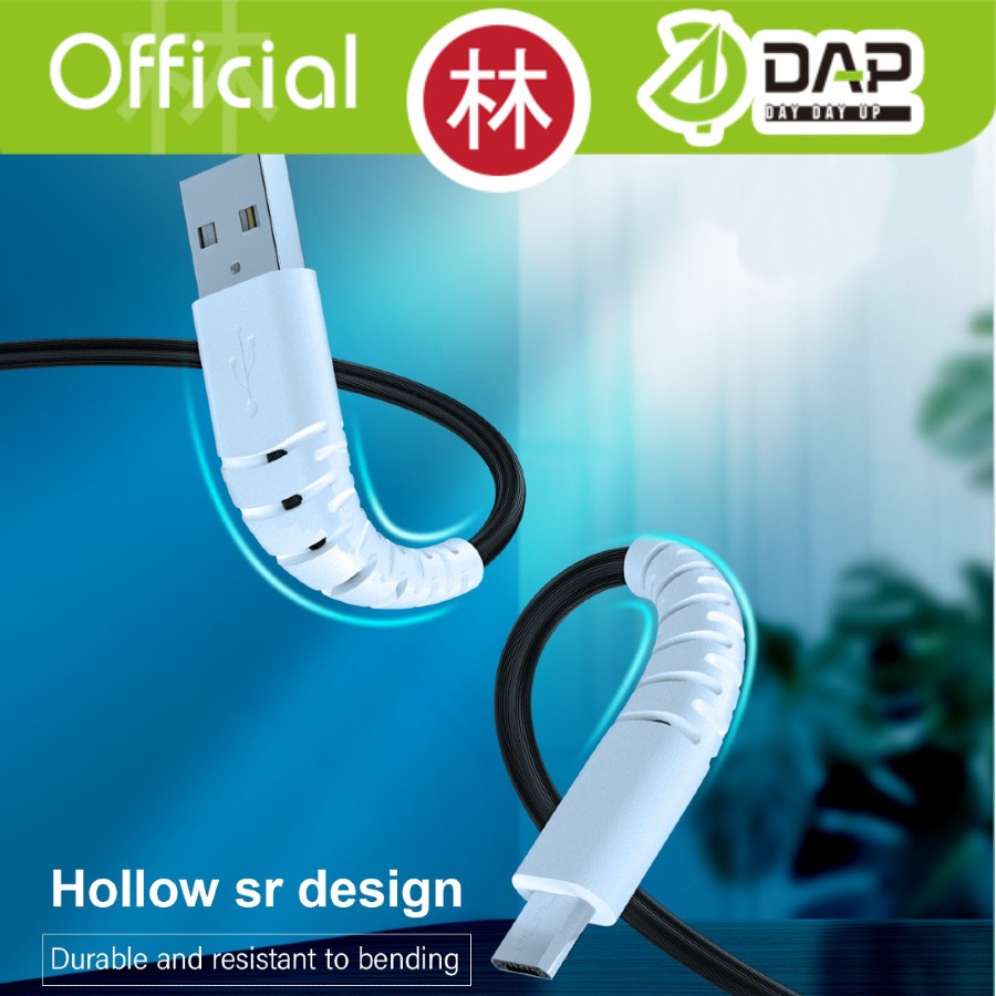 DAP D-S30MT Data Cable 2in1 Micro USB &amp; Type-C Fast Charging 2.4A