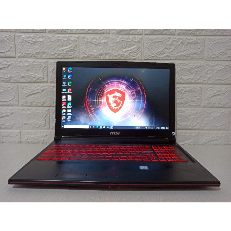 MSI GL63 8RC Core i5-8300H Nvidia GTX 1050 SSD Laptop Second Gaming gen8 gtx1050 1050m