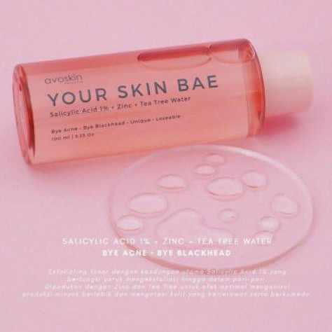 AVOSKIN YOUR SKIN BAE SALICYLIC ACID 1% + ZINC + TEA TREE WATER