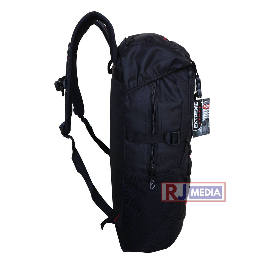 [COD]Ransel Gunung Carrier Extreme Besar Warna Hitam Tas Punggung Travelling Tas Hiking Pria Olahraga Camping Gunung Outdoor Bahan Tebal Kuat Awet Muat Banyak