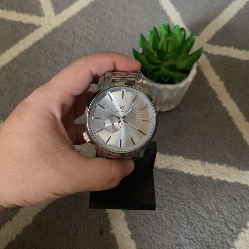 Jam tangan Ripcurl detroit Silver gloosy