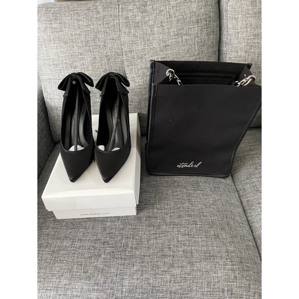 Ittaherl Rona Pointy Heels Ink 90mm Size 40 With Bag