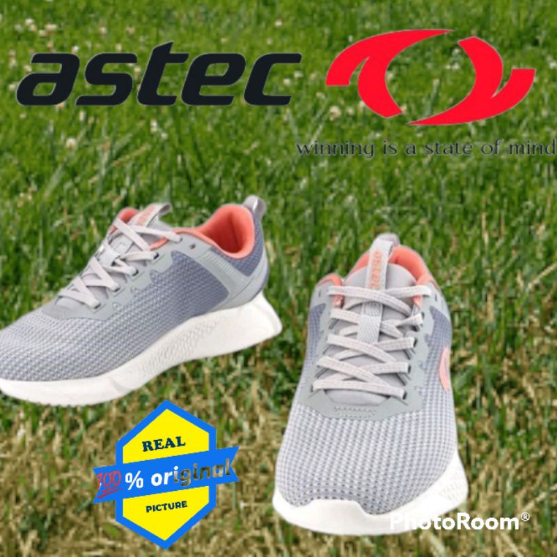 sepatu olahraga wanita Astec ori 100% devon running