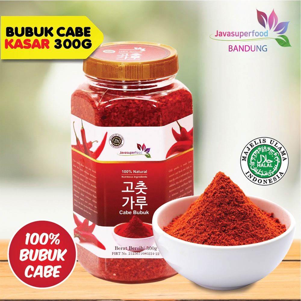 Bubuk Cabe Korea Toples 300g / Korea Chili Powder Bottle 300g KASAR