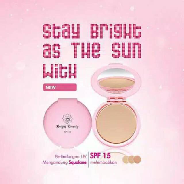 ✿ELYSABETHME✿ (🆅🅸🆅🅰) Viva bedak padat bright pink compact powder warna natural cocok untuk dewasa remaja ke sekolah kantor kampus