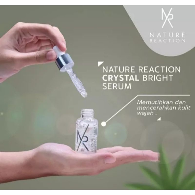 SALE SERUM NR CRYSTAL NATURE REACTION 100% ORIGINAL KEMASAN BARU