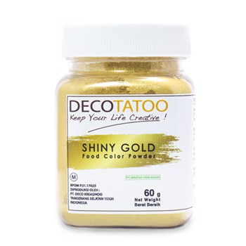 

Shiny Gold Color Powder 60gr (Pewarna Makanan) CL-B2BS2