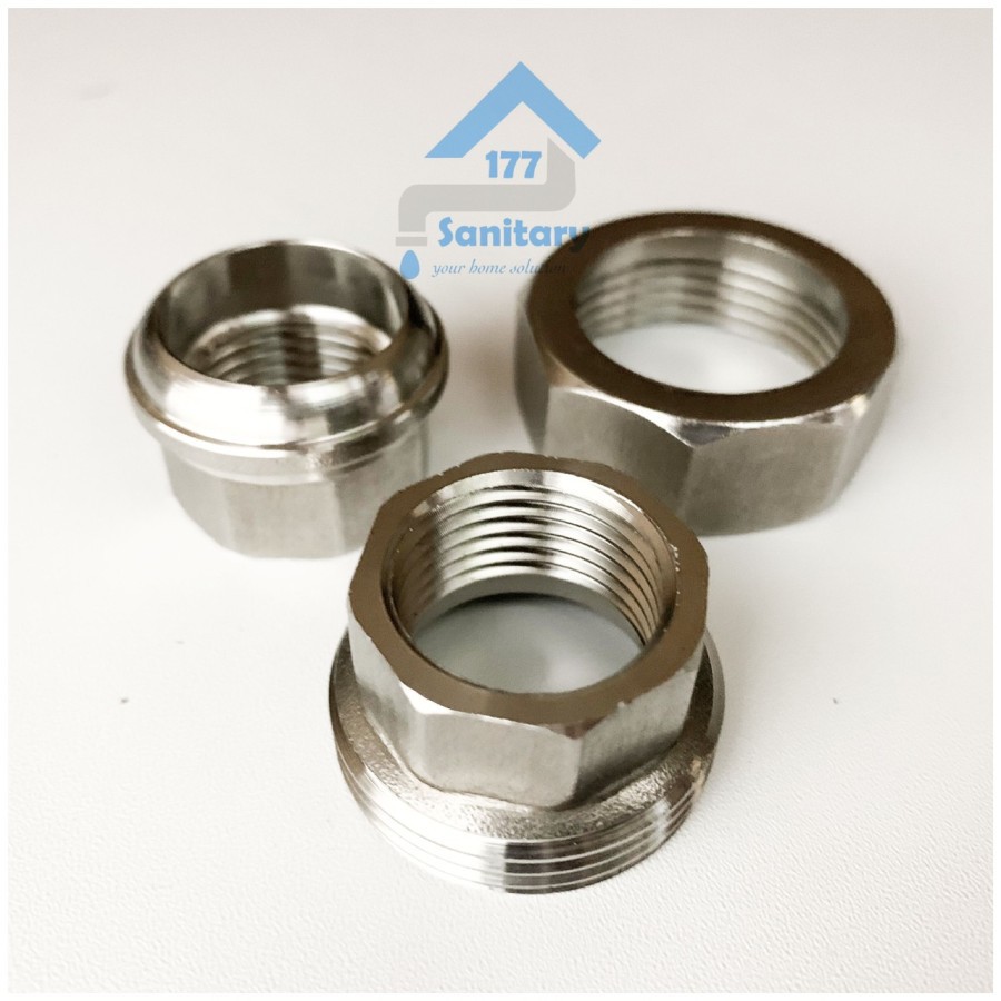 Naple Watermur 1/2 inch Stainless 304 - Water mur fitting sambung kran 101X / X4 Watermor