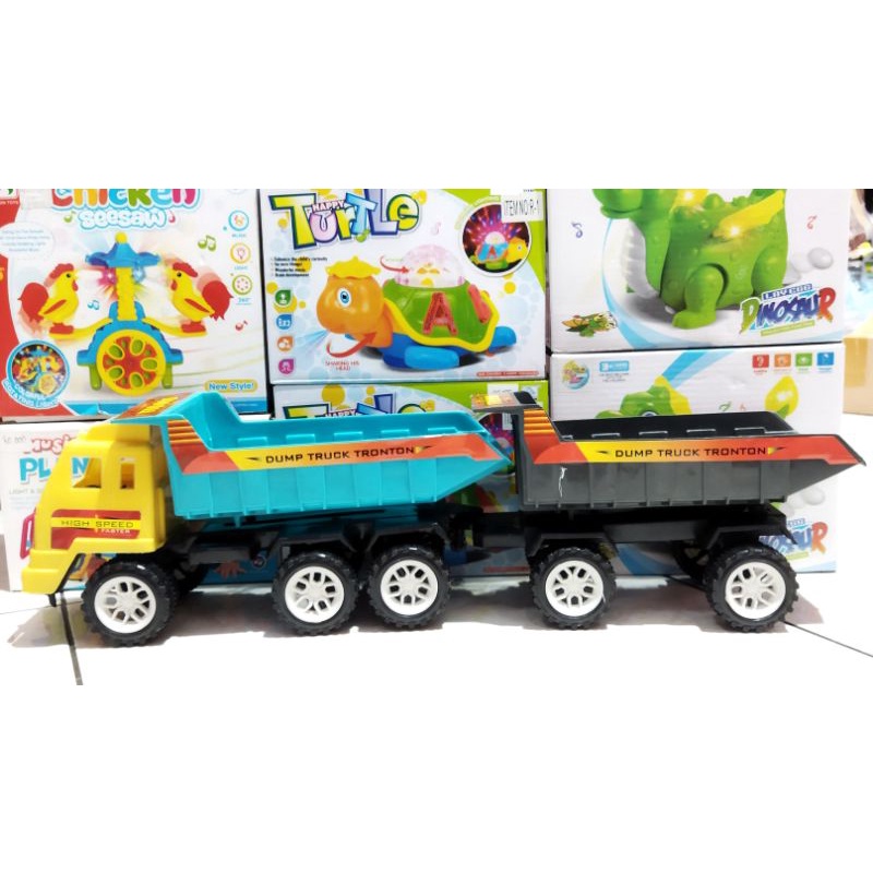 TRUCK GANDENG TRUCK PASIR MAINAN ANAK