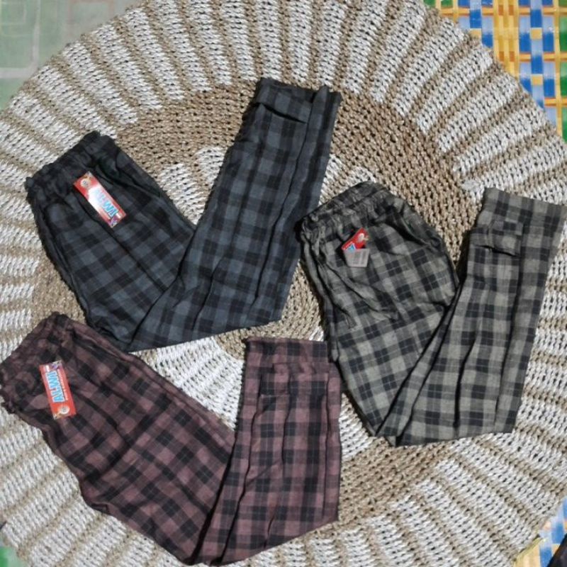 CELANA TARTAN PANTS DEWASA