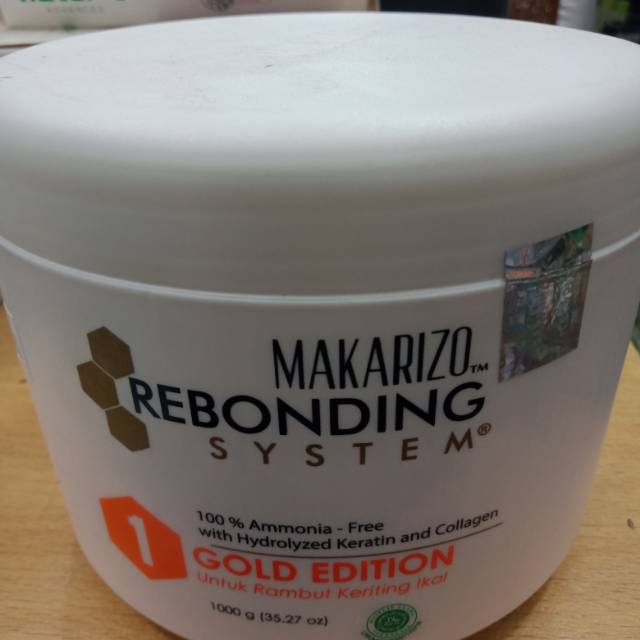 Makarizo rebonding system GOLD EDITION 1KG