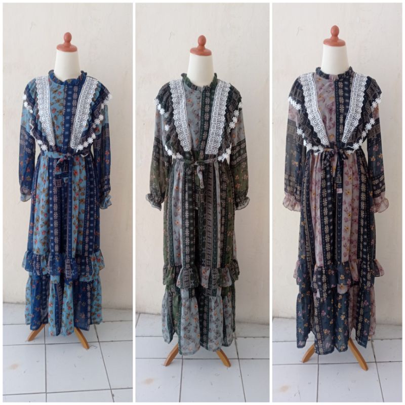 Gamis Renda Umpak Mewah by MeijiWang