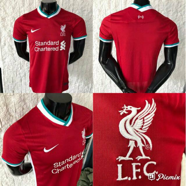 JERSEY BAJU  BOLA  LIVERPOLL HOME OFFICIAL 2021  2021 