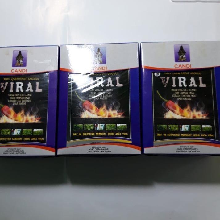 4.4 SALE Benih biji bibit cabe rawit merah VIRAL - bibit cabe rawit unggul terbaik - isi 100 repack