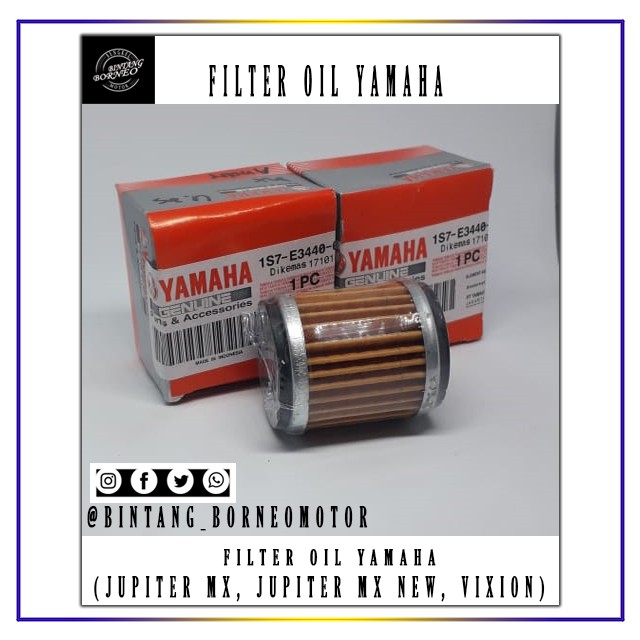 filter oli/ filter oli/ saringan oli Jupiter MX. Vixion New. Vixion OLD. NVL