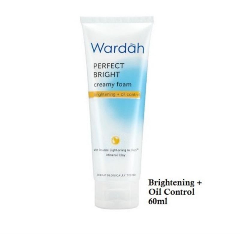 WARDAH Perfect Bright Creamy Foam/Facial Foam Oil Control/BPOM