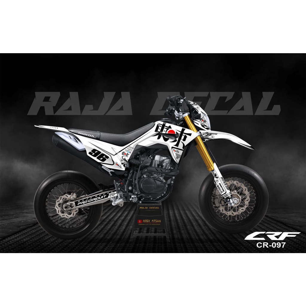 (NEW DESAIN) Decal Sticker CRF 150L Full Body Stiker Dekal CRF Motif Tokyo Japanesse