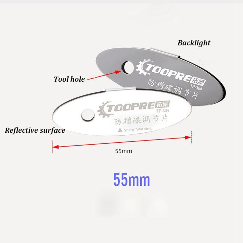 R-FLOWER 1/2 /5pcs Bantalan Rem Cakram Bersepeda Perbaikan Sepeda Perbaikan Spacer Menyesuaikan Alat Mounting Kit Tools