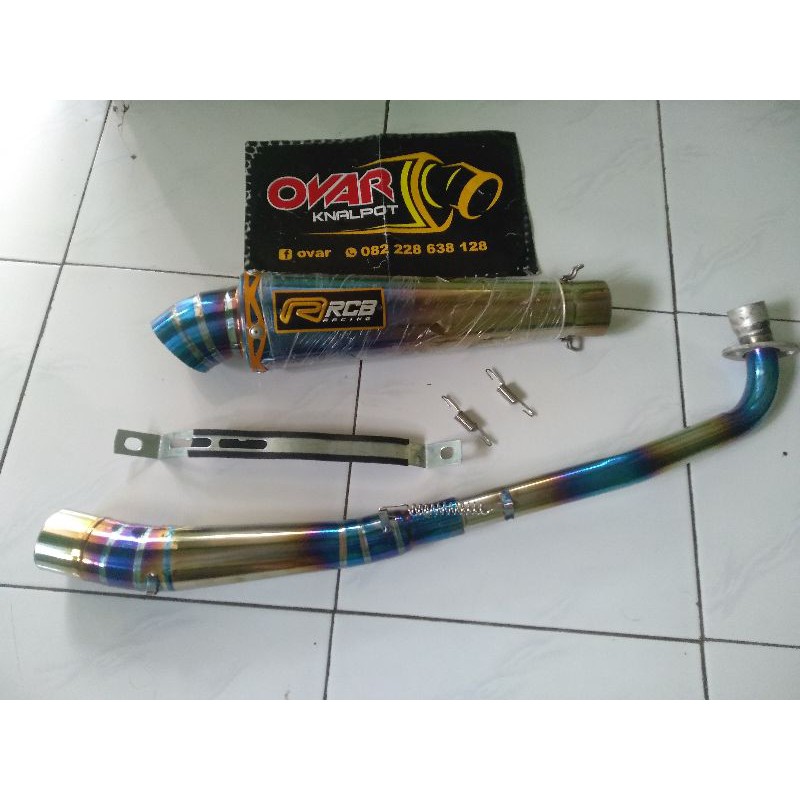 Knalpot RCB supraX 125 smash shogun Revo karisma