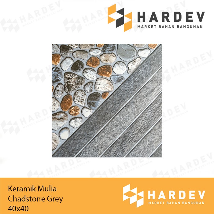 KERAMIK MULIA 40X40 CHADSTONE GREY