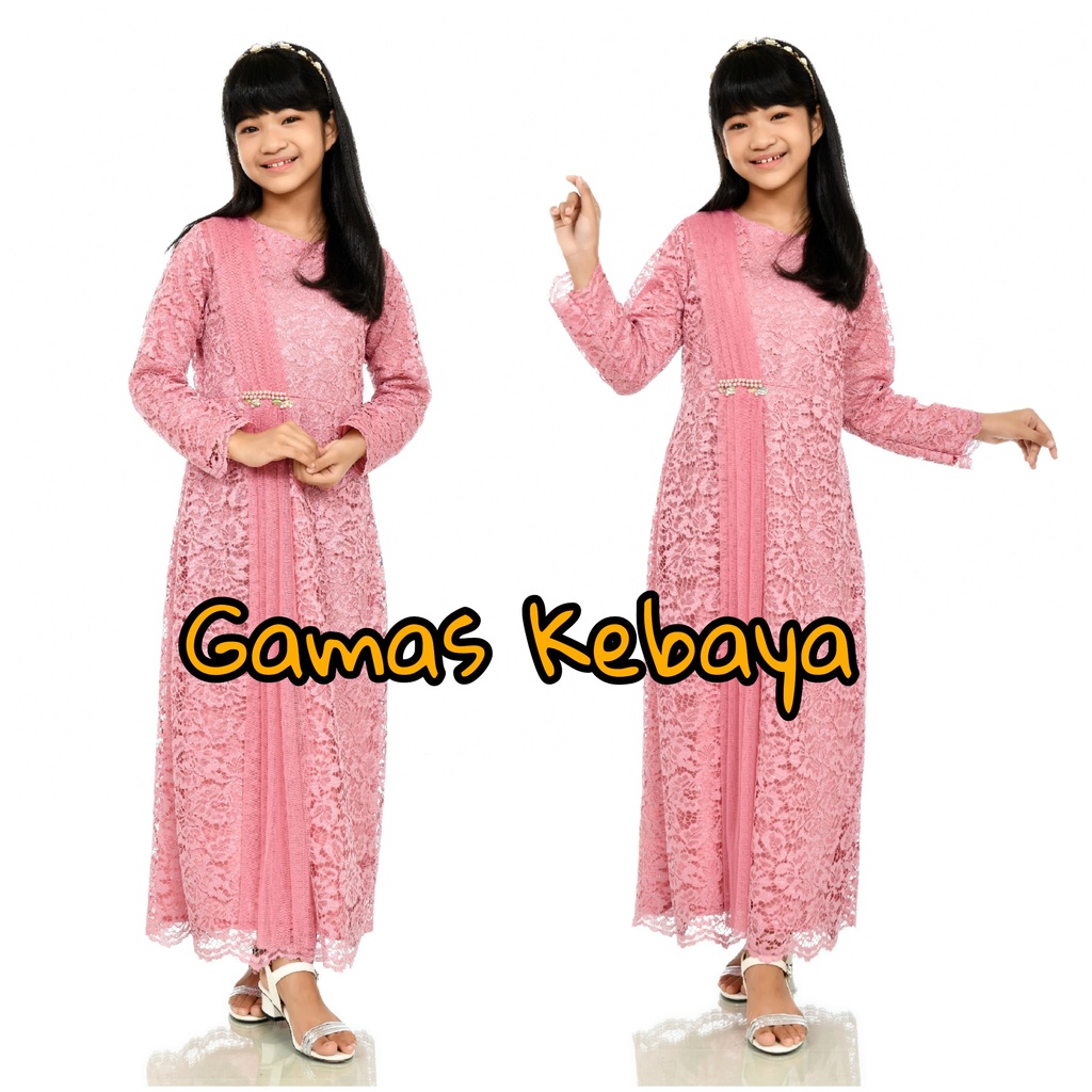 Terlaris &amp; Terbaru Gamis Anak Slayer - Kebaya Anak Slayer - Kebaya Anak Modern - Kebaya Anak Brukat