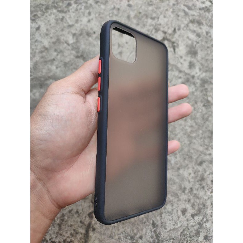 Bumper Candy Hybrid Matte Case Realme C11 , Realme C12 , Realme C15 Casing Frosted Hard Case