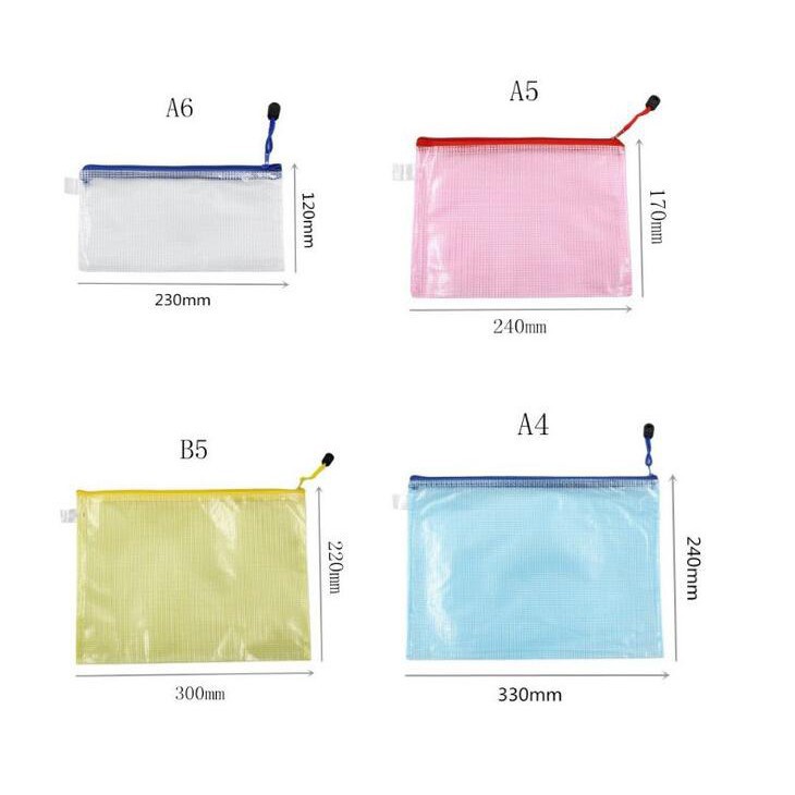 Map Zipper A4 Jaring Resleting Aneka Warna Joyko
