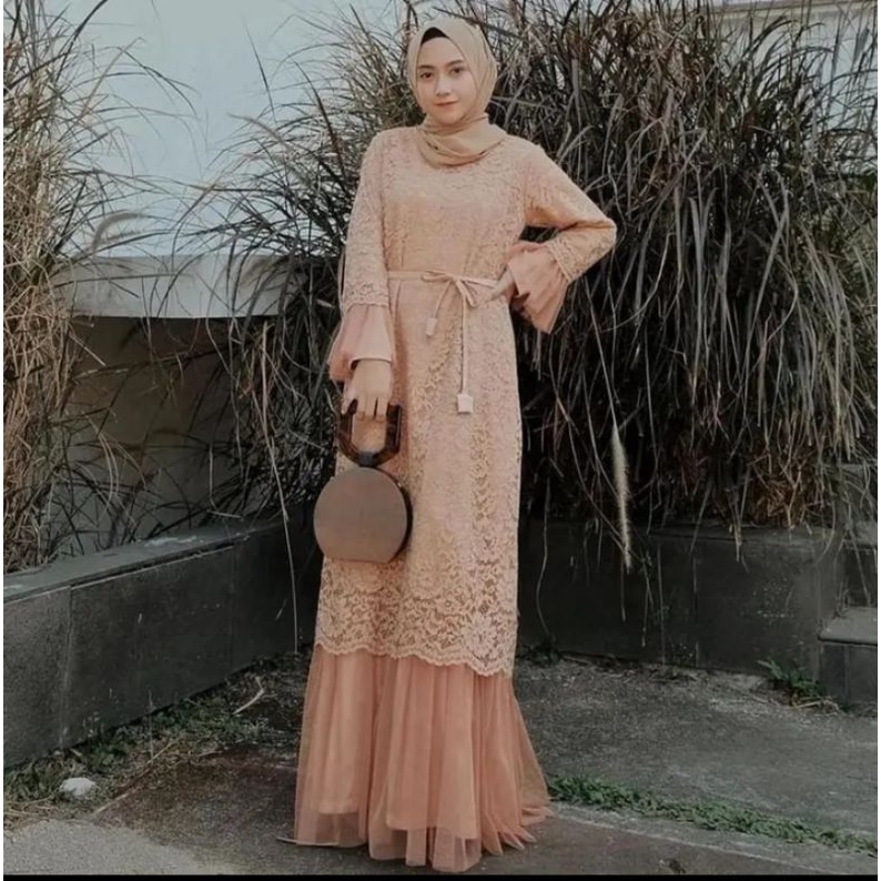 HUMAIRA DRESS MAXI BRUKAT
