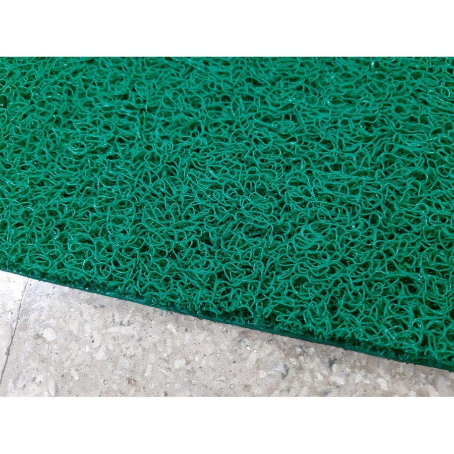Keset Mie Bihun PVC 40x60 Green, Karpet Anti Slip, S Mat, Kamar Mandi-3