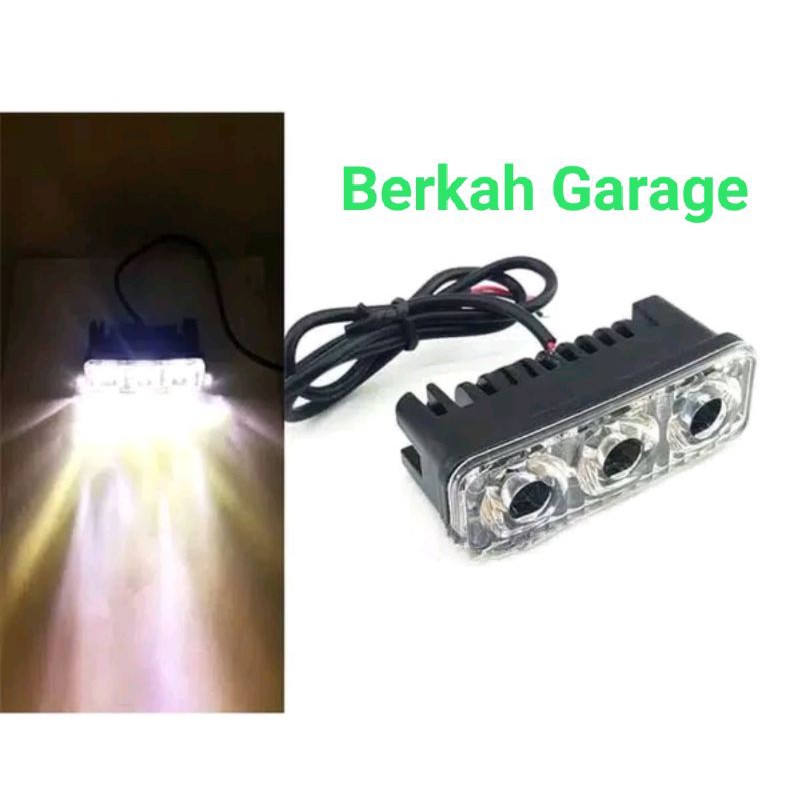 Lampu Depn Tembak E03 3 Led 6 Watt