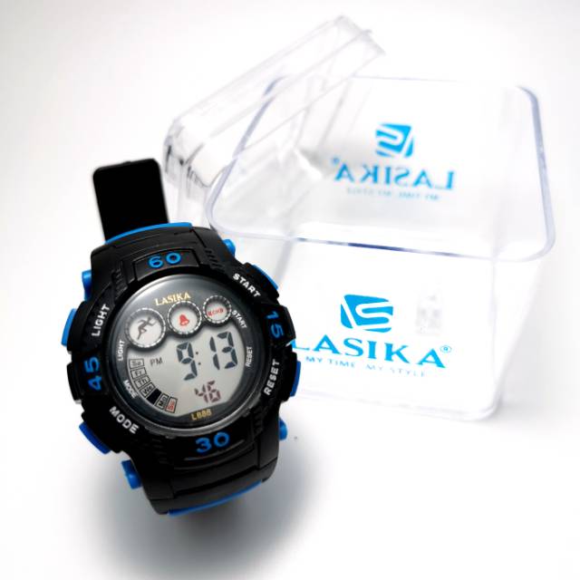 Jam tangan digital Sporty water Resist Lasika 888