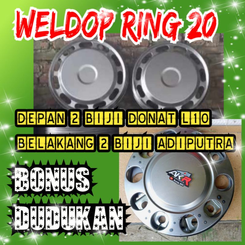 weldop ring 20 big bus tronton lubang 10