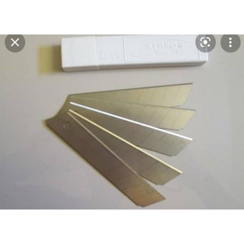 

NEW ISI PISAU CUTTER CATTER BESAR ISI 5 PIC PISAU CATTER