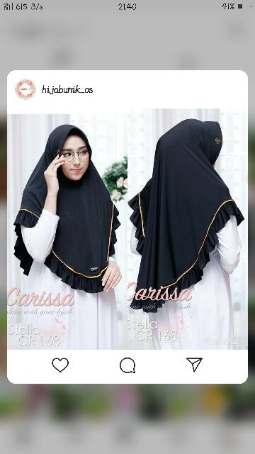 CARISSA HIJAB CR168 / CARISSA HIJAB MURAH