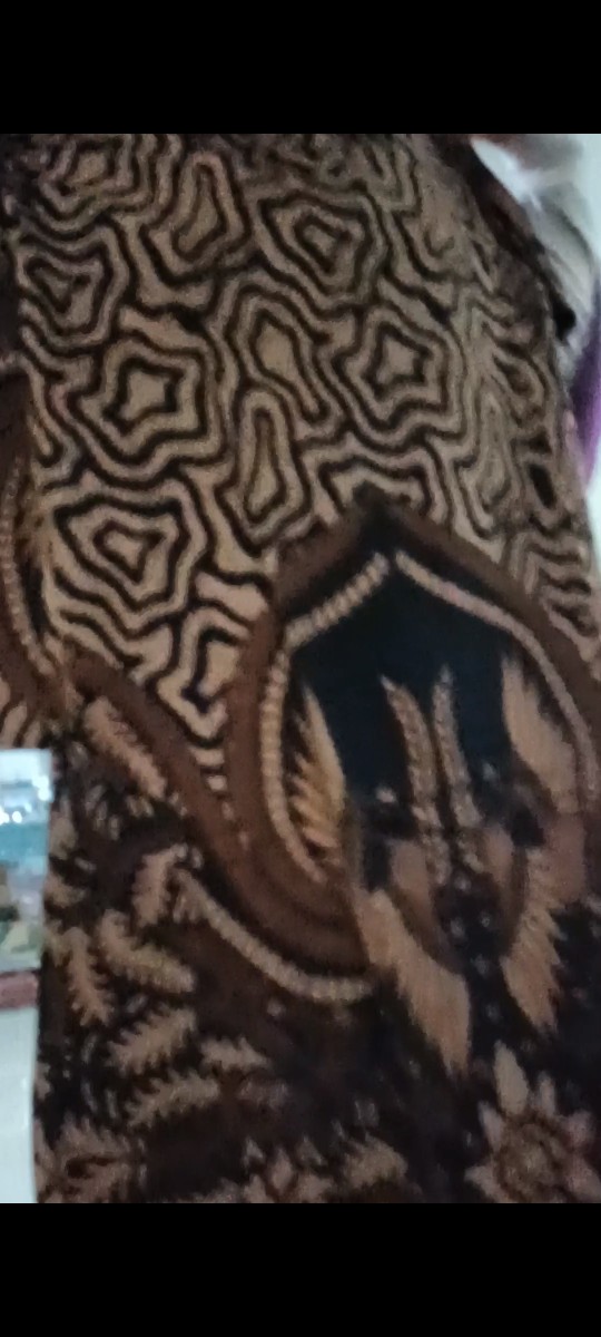 M-l-xl-xxl Batik Tunik Wanita Asj Sa Hrb026 Kenongo Pekalongan Sogan Tulis