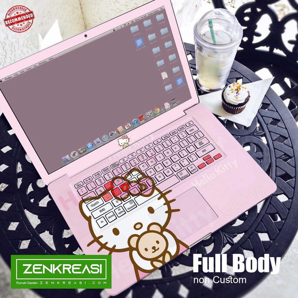 Garskin Laptop | Skin Laptop Hello Kitty Boneka