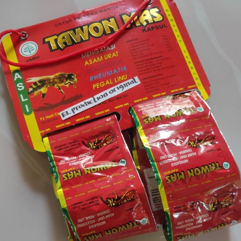 kapsul tawon mas asli original dan berkhasiat