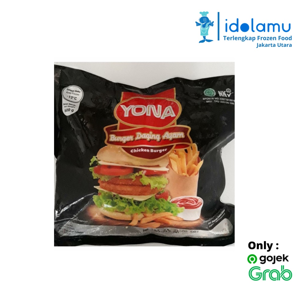 

CRISPY BURGER 10/600GR YONA
