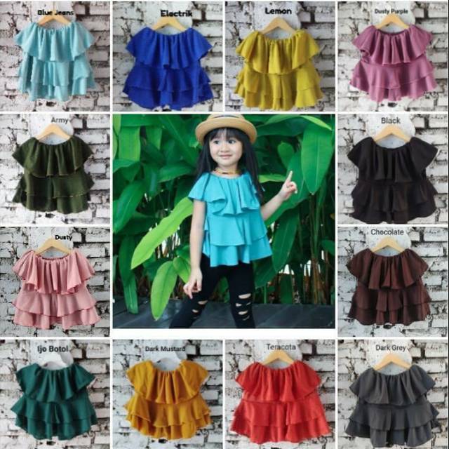 Kaos anak cewek LAYER TEE
