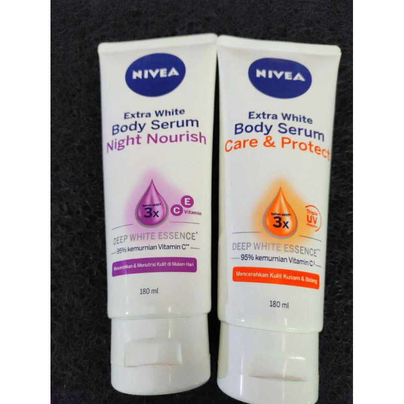 Paket Siang dan Malam Nivea Body Serum Care Protect & Night
