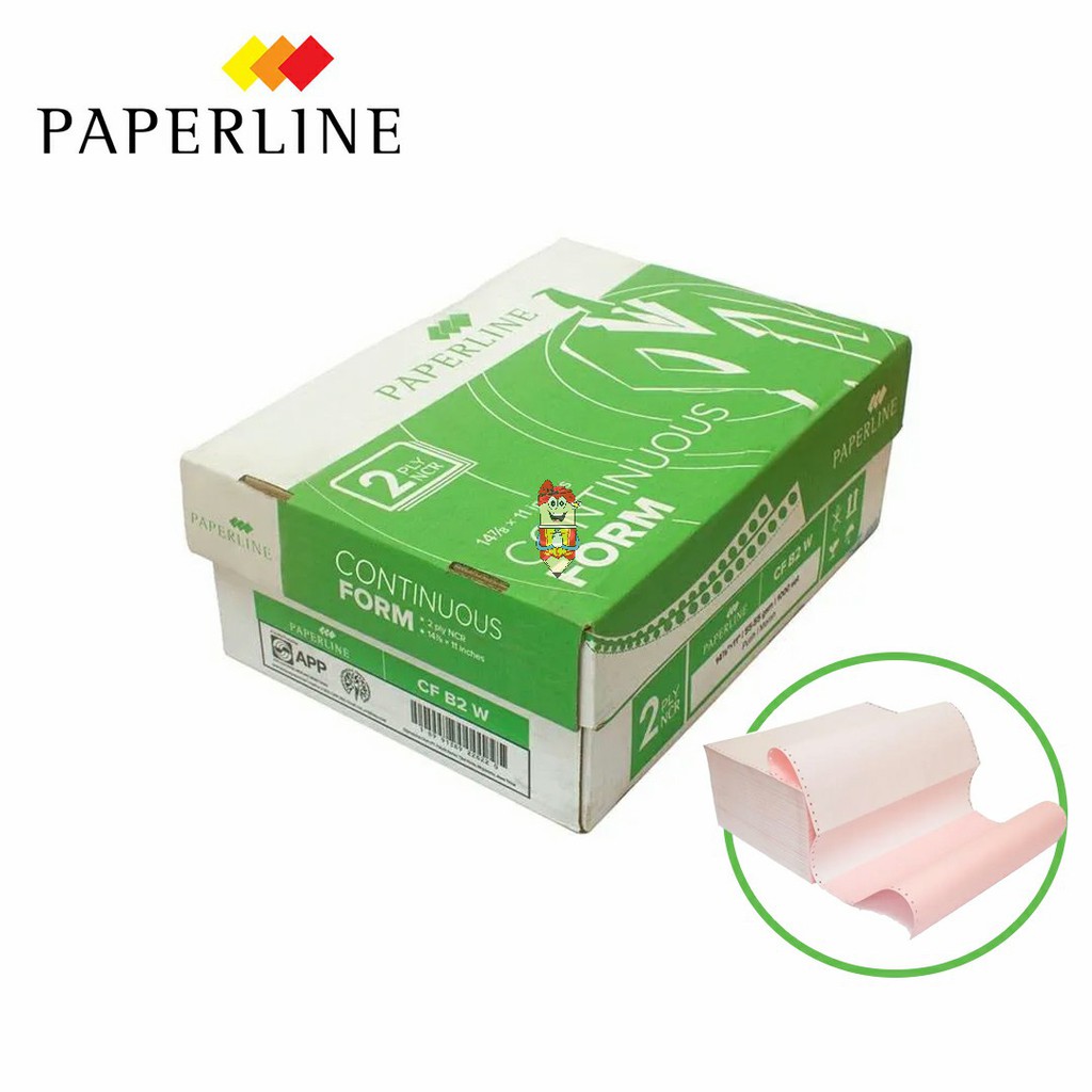 

Kertas Continuous Form Paperline 14 7/8" B2 Warna