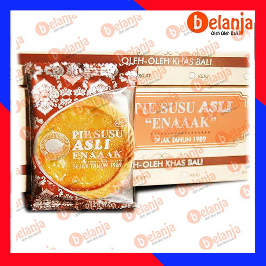 TERLARIS Pie Susu Asli ENAAAK Coklat Keju Original isi 10pcs Oleh oleh bali Pie Susu Asli Enak