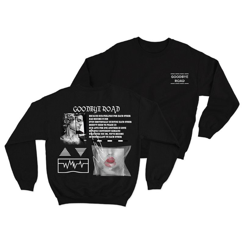 Sweater crewneck unisex (Good bye road)